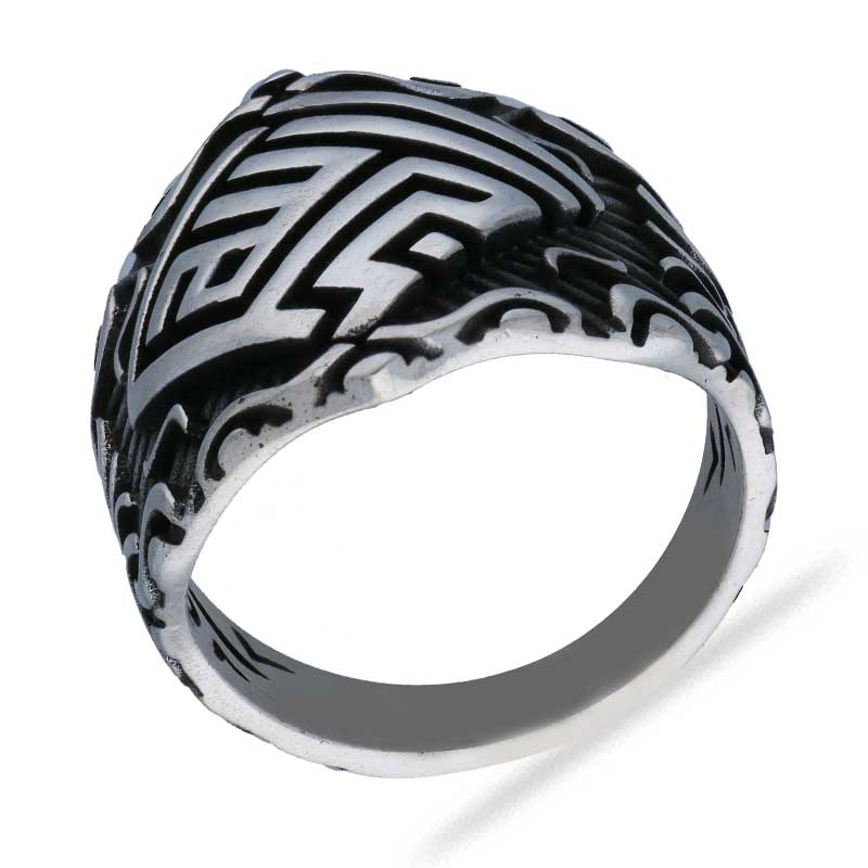 Sterling Silver 925 Men's Ring - FKJRNSLU2045