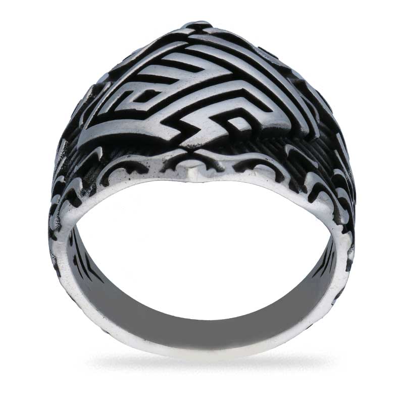 Sterling Silver 925 Men's Ring - FKJRNSLU2045