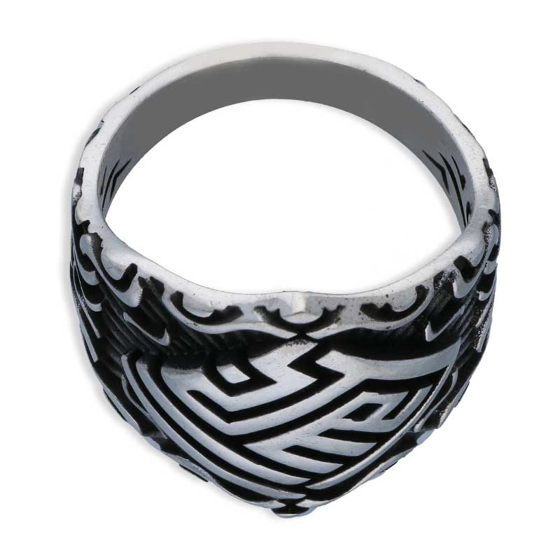 Sterling Silver 925 Men's Ring - FKJRNSLU2045
