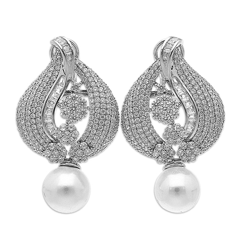 Sterling Silver 925 Leaf Shaped Pendant Set (Necklace, Earrings and Ring) - FKJNKLSTSLU2031