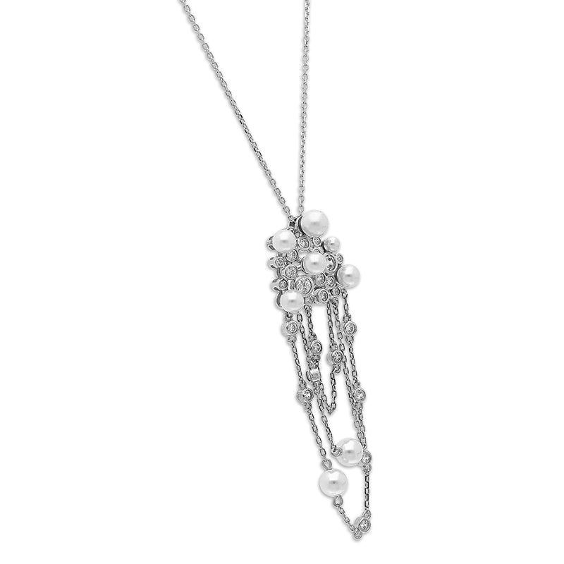Sterling Silver 925 Pendant Set (Necklace, Earrings and Ring) - FKJNKLSTSLU2033