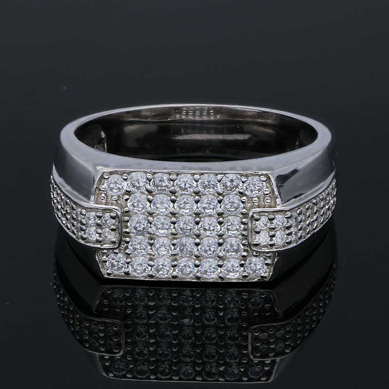 Sterling Silver 925 Men's Ring - FKJRNSLU2057