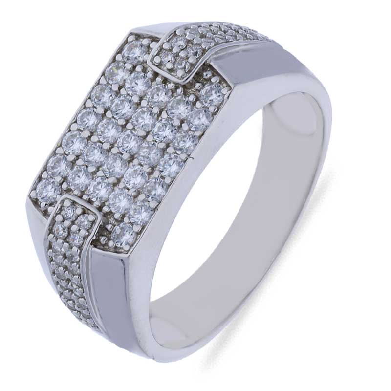 Sterling Silver 925 Men's Ring - FKJRNSLU2057