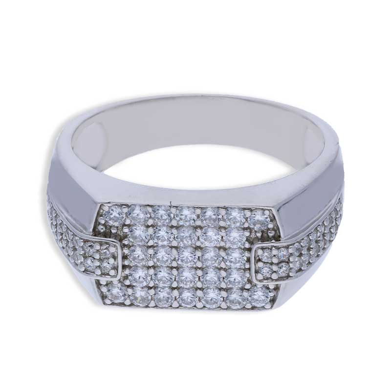 Sterling Silver 925 Men's Ring - FKJRNSLU2057