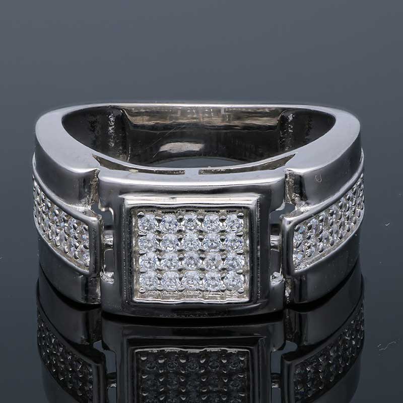 Sterling Silver 925 Men's Ring - FKJRNSLU2062