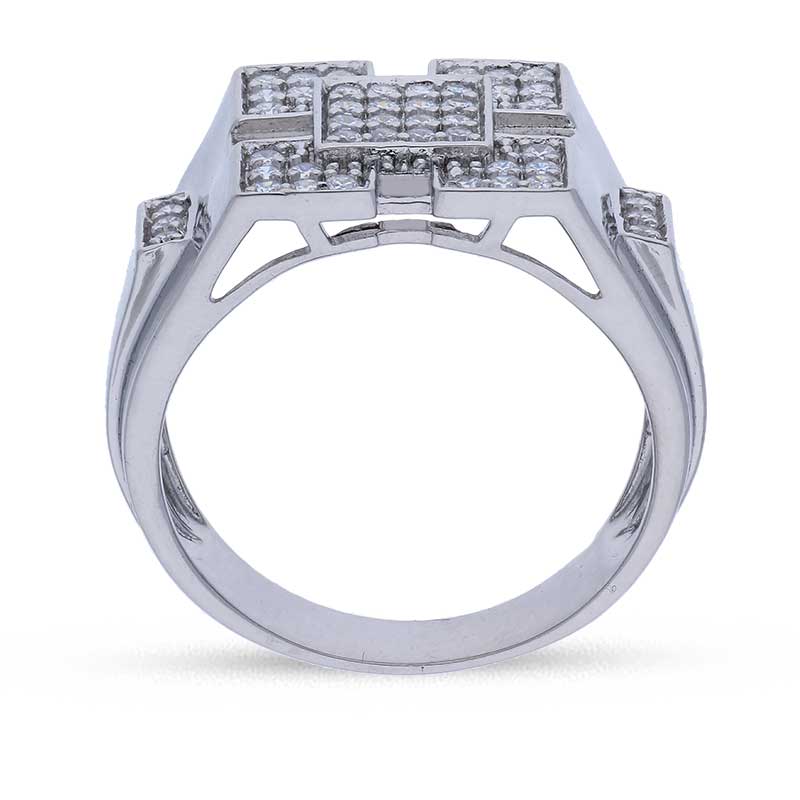 Sterling Silver 925 Men's Ring - FKJRNSLU2059