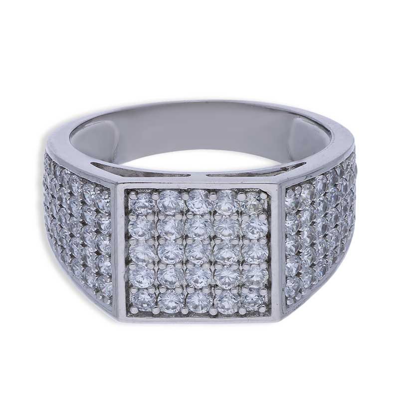 Sterling Silver 925 Men's Ring - FKJRNSLU2060