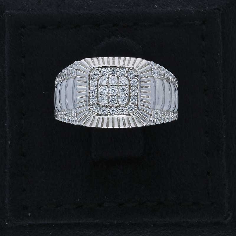 Sterling Silver 925 Men's Ring - FKJRNSLU2061
