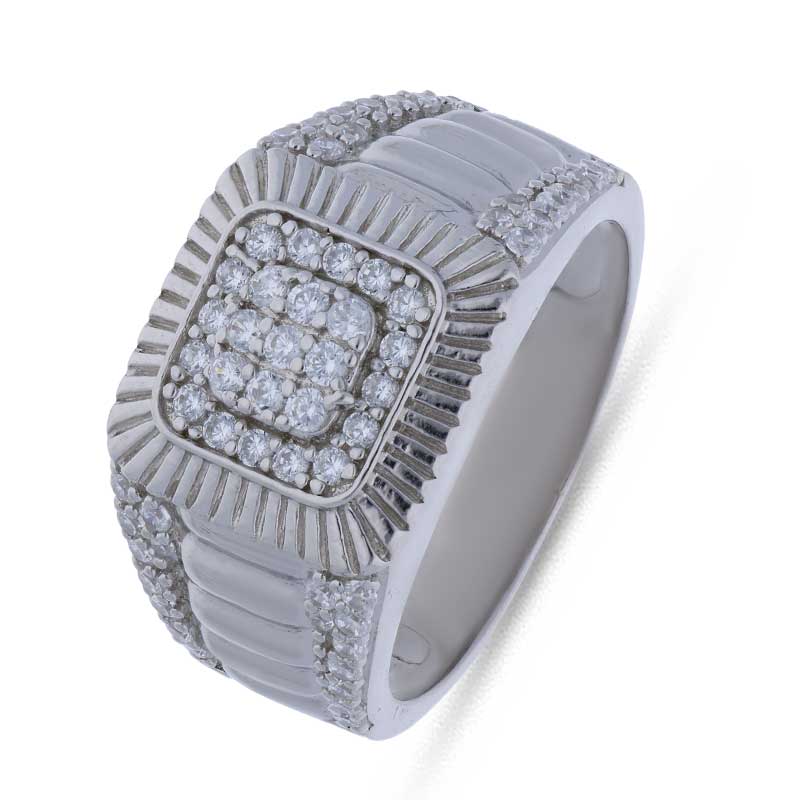 Sterling Silver 925 Men's Ring - FKJRNSLU2061