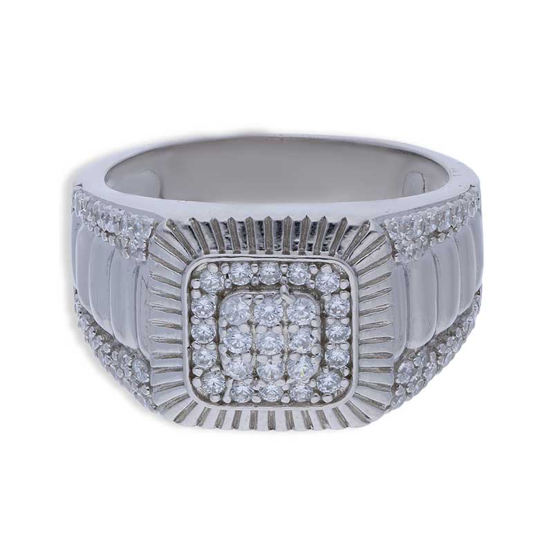 Sterling Silver 925 Men's Ring - FKJRNSLU2061