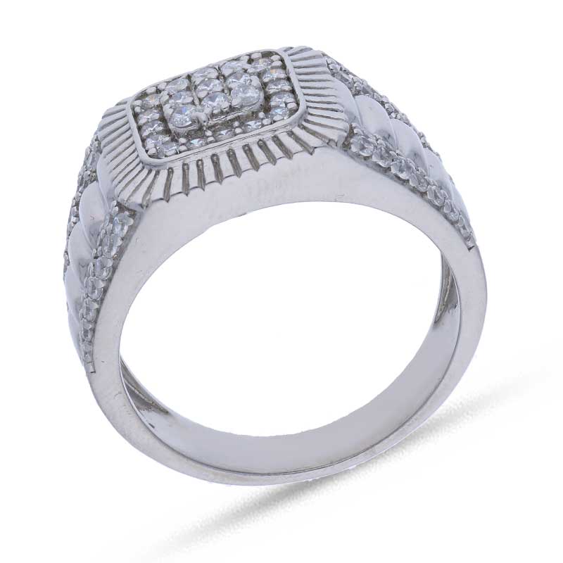 Sterling Silver 925 Men's Ring - FKJRNSLU2061