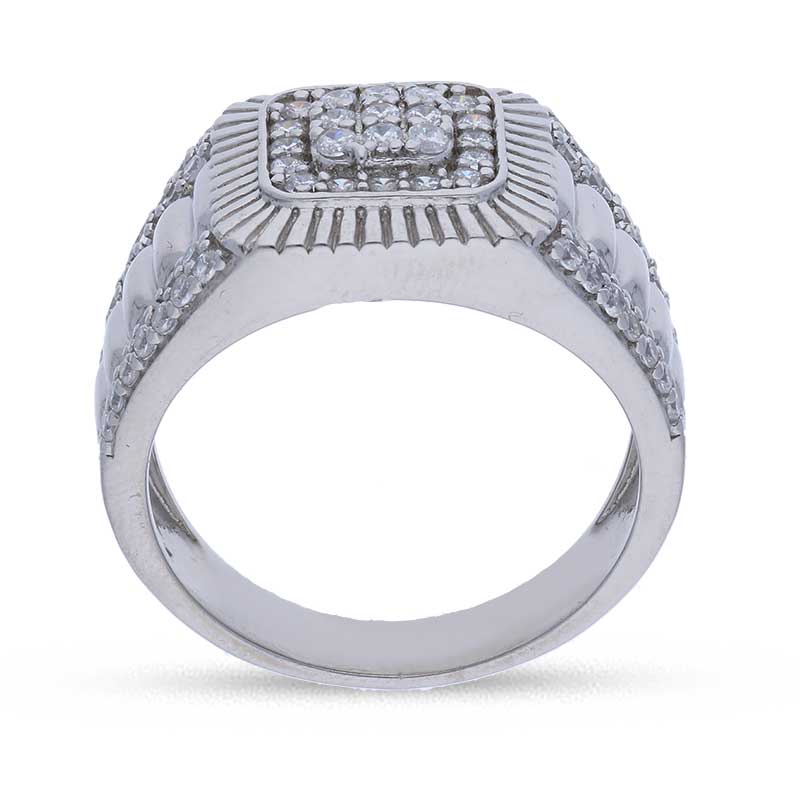 Sterling Silver 925 Men's Ring - FKJRNSLU2061