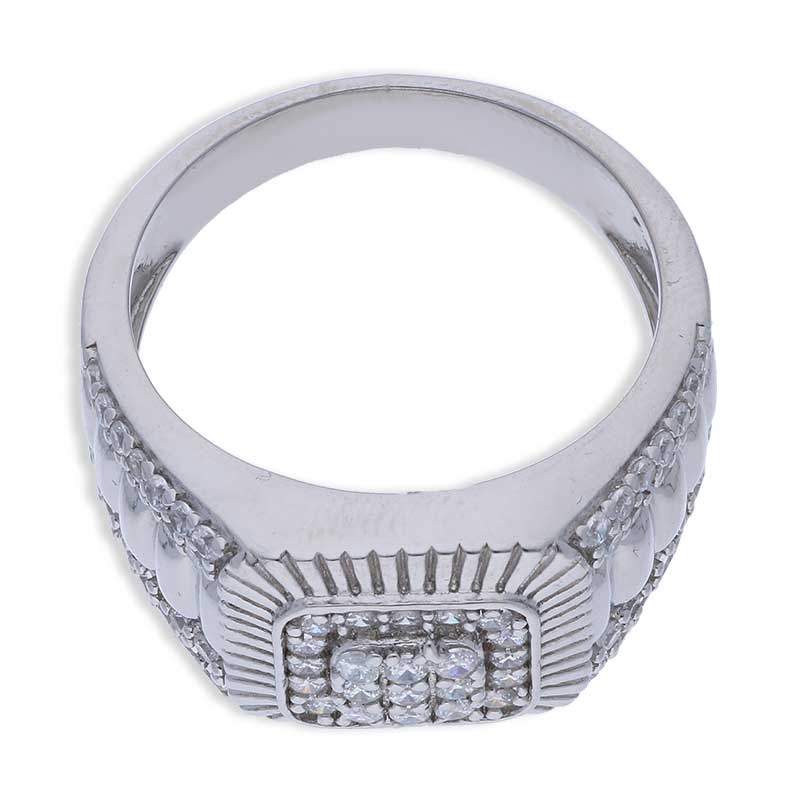 Sterling Silver 925 Men's Ring - FKJRNSLU2061