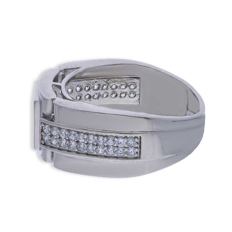 Sterling Silver 925 Men's Ring - FKJRNSLU2062