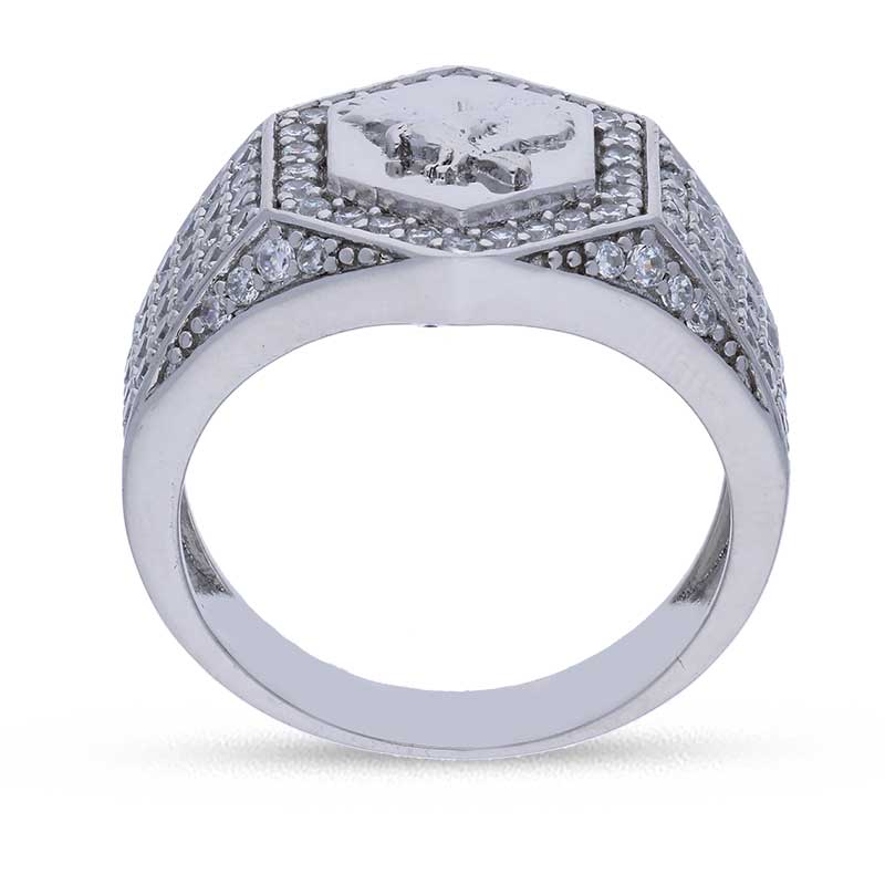 Sterling Silver 925 Eagle Shaped Men's Ring - FKJRNSLU2064