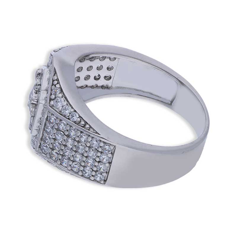 Sterling Silver 925 Eagle Shaped Men's Ring - FKJRNSLU2064