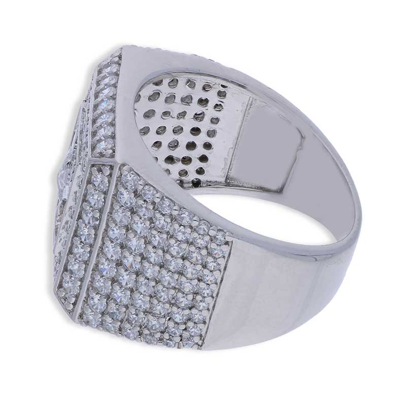 Sterling Silver 925 Eagle Shaped Men's Ring - FKJRNSLU2066