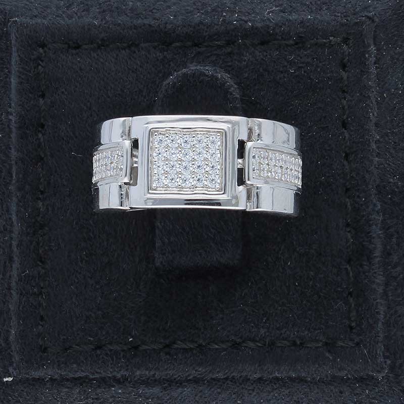 Sterling Silver 925 Men's Ring - FKJRNSLU2062