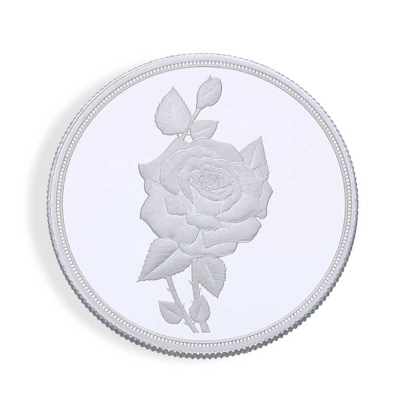 Silver 20 Grams Pamp Rose Coin in Fine 999 Silver - FKJCONSLU4003