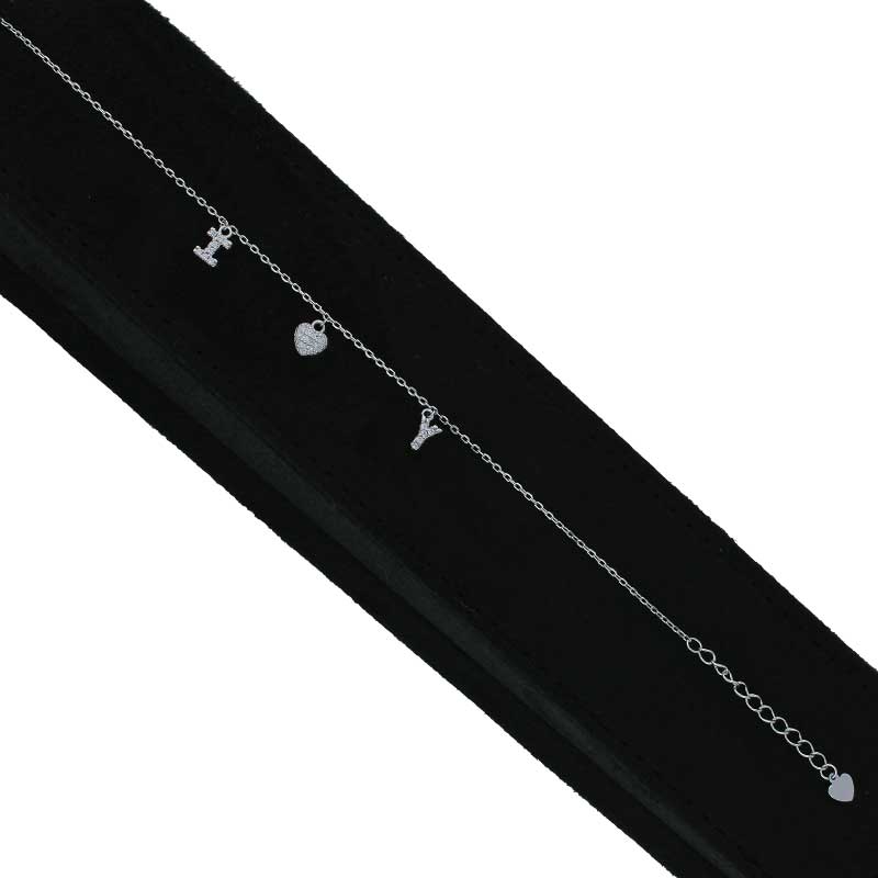 Sterling Silver 925 Charm Bracelet - FKJBRLSLU1056