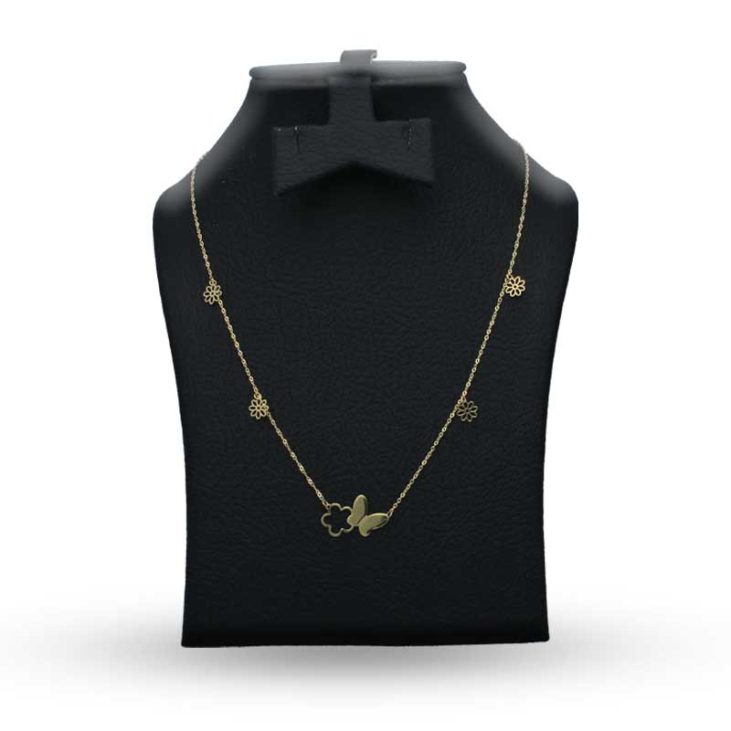 Gold Charm Necklace 18KT - FKJNKL18KU1114