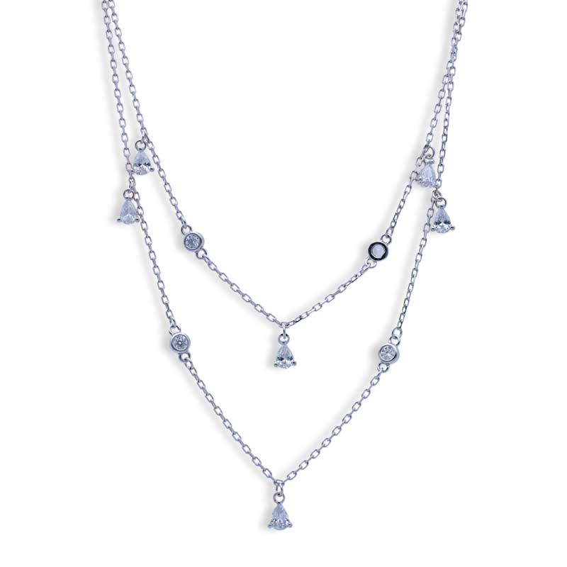 Sterling Silver 925 Charm Necklace - FKJNKLSLU1113