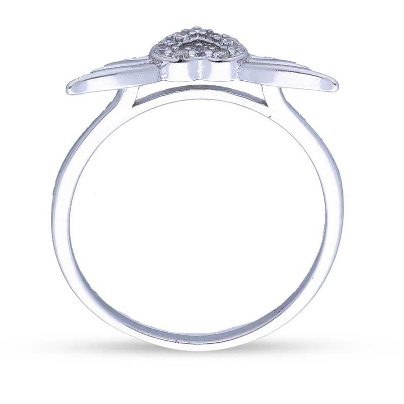 Sterling Silver 925 Heart Shaped Ring - FKJRNSLU2069