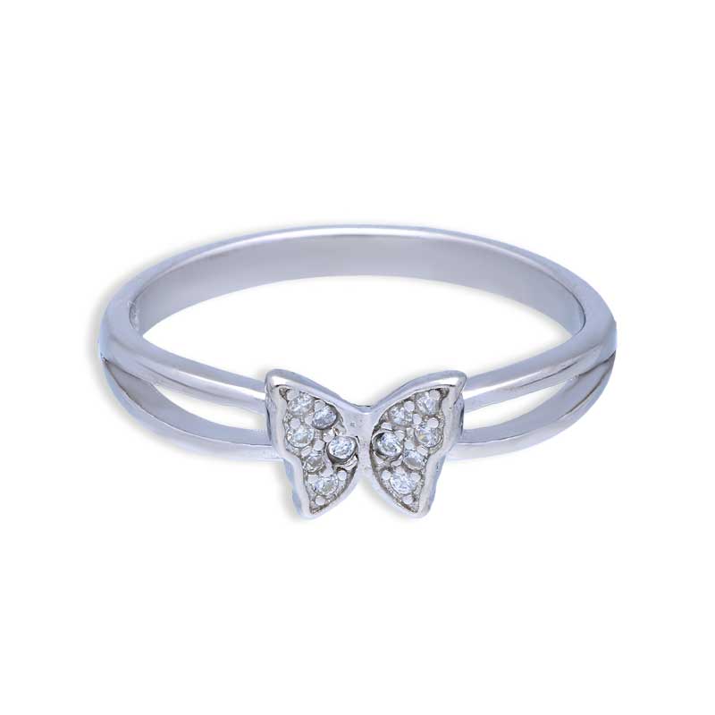 Sterling Silver 925 Butterfly Ring - FKJRNSLU2067