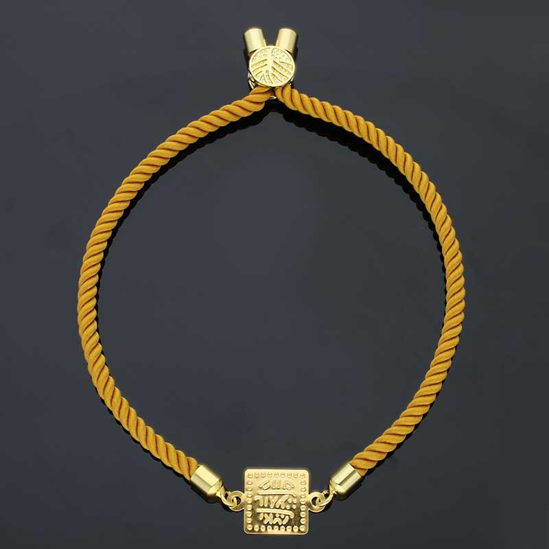 Gold String Bracelet 21KT - FKJBRL21KU1074