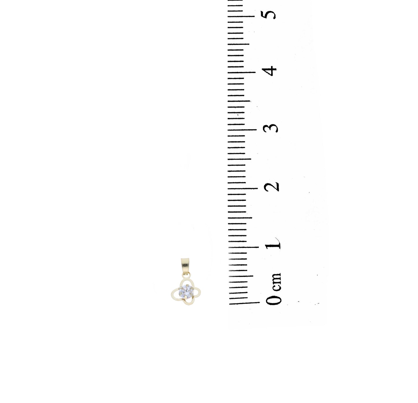 Gold Necklace (Chain with Butterfly With Solitaire Pendant) 18KT - FKJNKL18KU1115