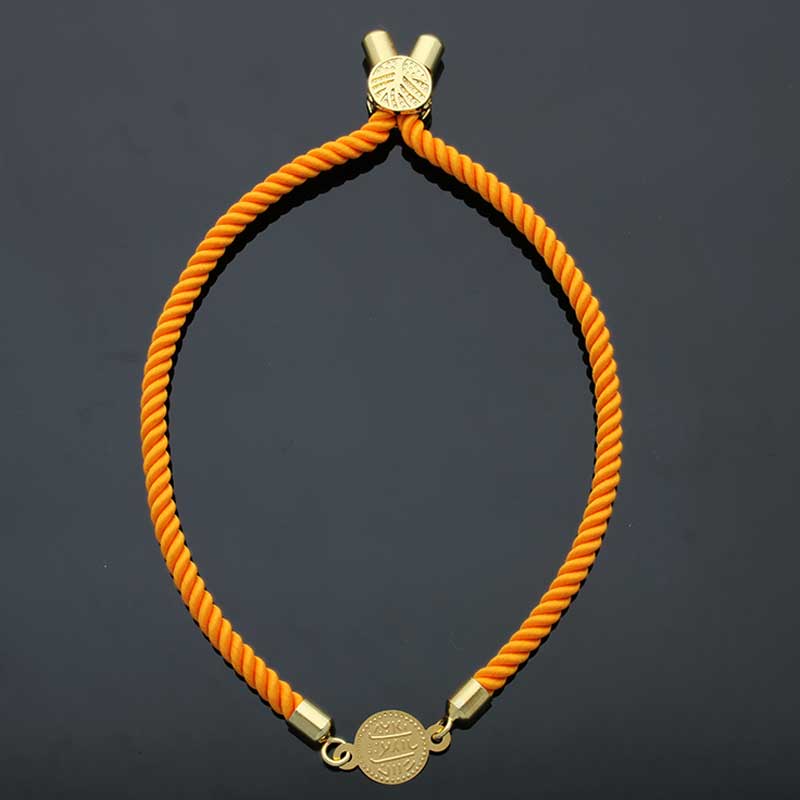 Gold Coin String Bracelet 21KT - FKJBRL21KU1085