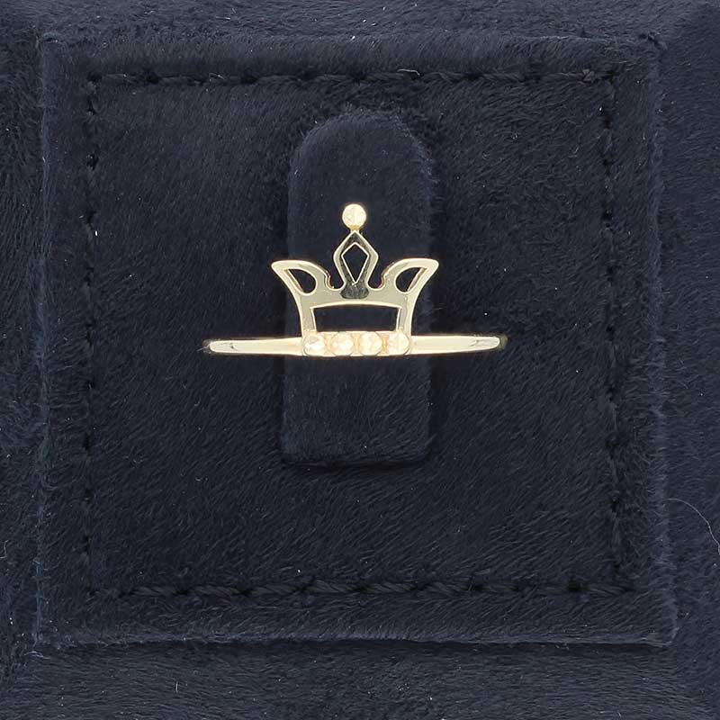 Gold Crown Ring 18KT - FKJRN18KU2097