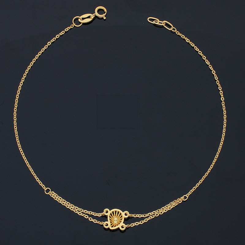 Gold Pear Bracelet 21KT - FKJBRL21KU1010
