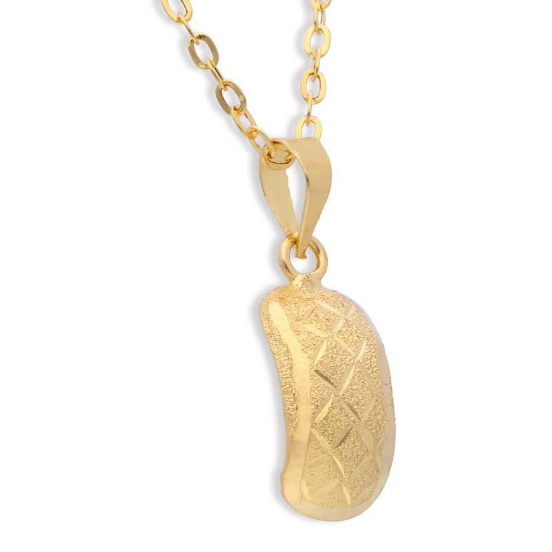 Gold Necklace (Chain with Pendant) 18KT - FKJNKL18KU1044