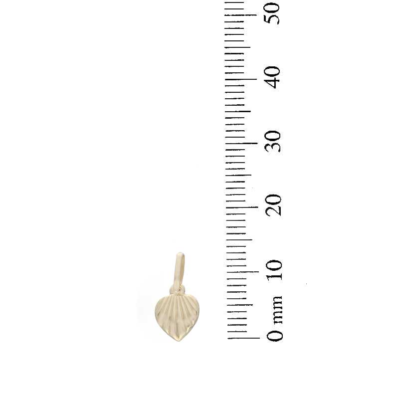 Gold Necklace (Chain with Heart Pendant) 18KT - FKJNKL18KU1052