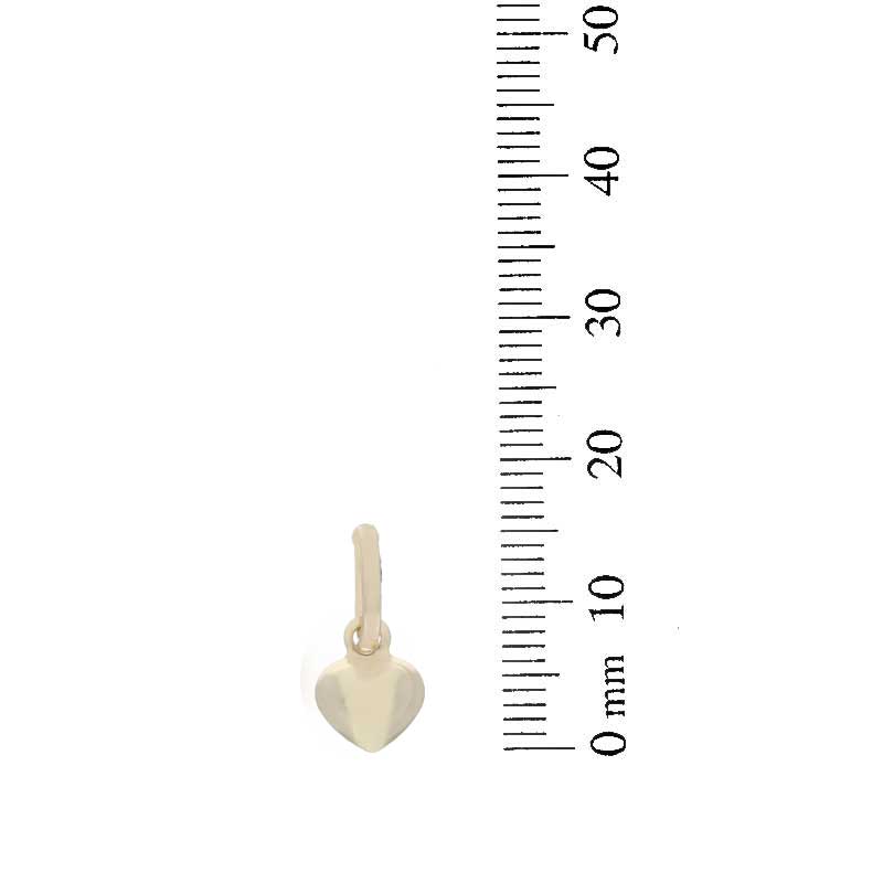 Gold Necklace (Chain with Heart Pendant) 18KT - FKJNKL18KU1050