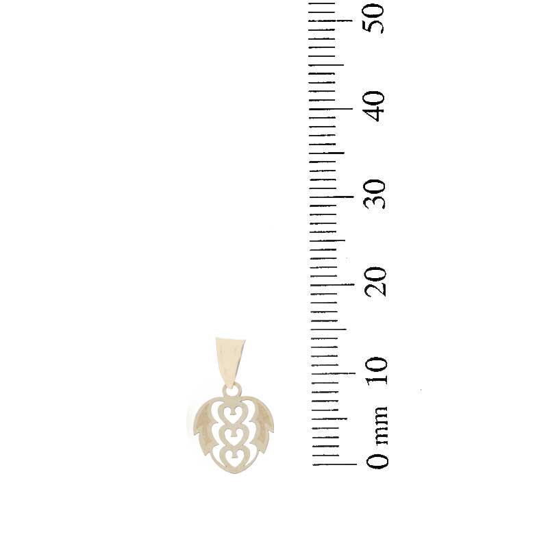 Gold Necklace (Chain with Palm Leaf Pendant) 18KT - FKJNKL18KU1046