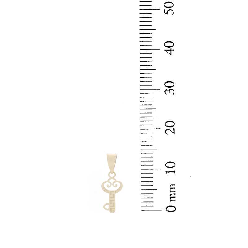 Gold Necklace (Chain with Key Pendant) 18KT - FKJNKL18KU1042