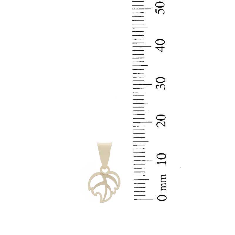 Gold Necklace (Chain with Palm Leaf Pendant) 18KT - FKJNKL18KU1040