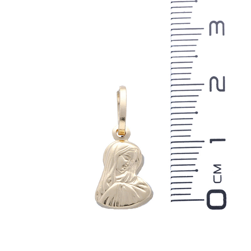 Gold Necklace (Chain with Mother Mary Pendant) 18KT - FKJNKL18KU1062