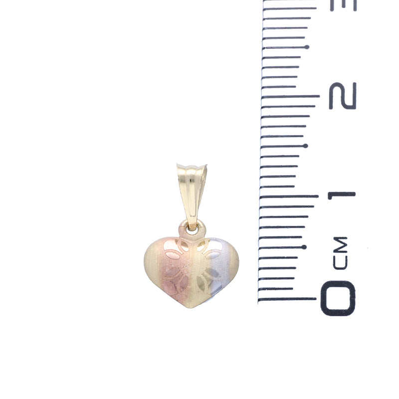 Gold Necklace (Chain with Heart Pendant) 18KT - FKJNKL18KU1057