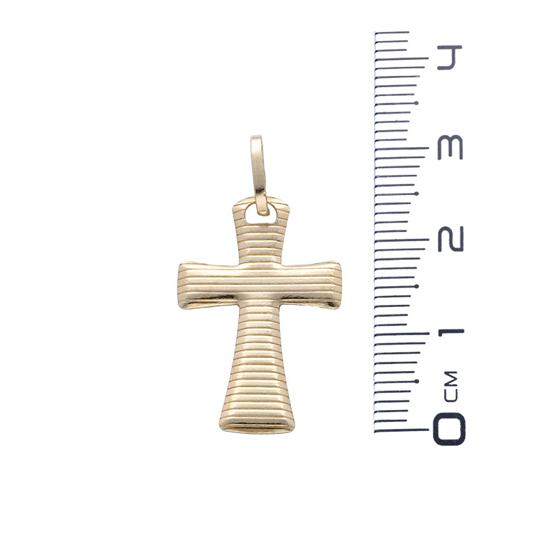 Gold Necklace (Chain with Cross Pendant) 18KT - FKJNKL18KU1064