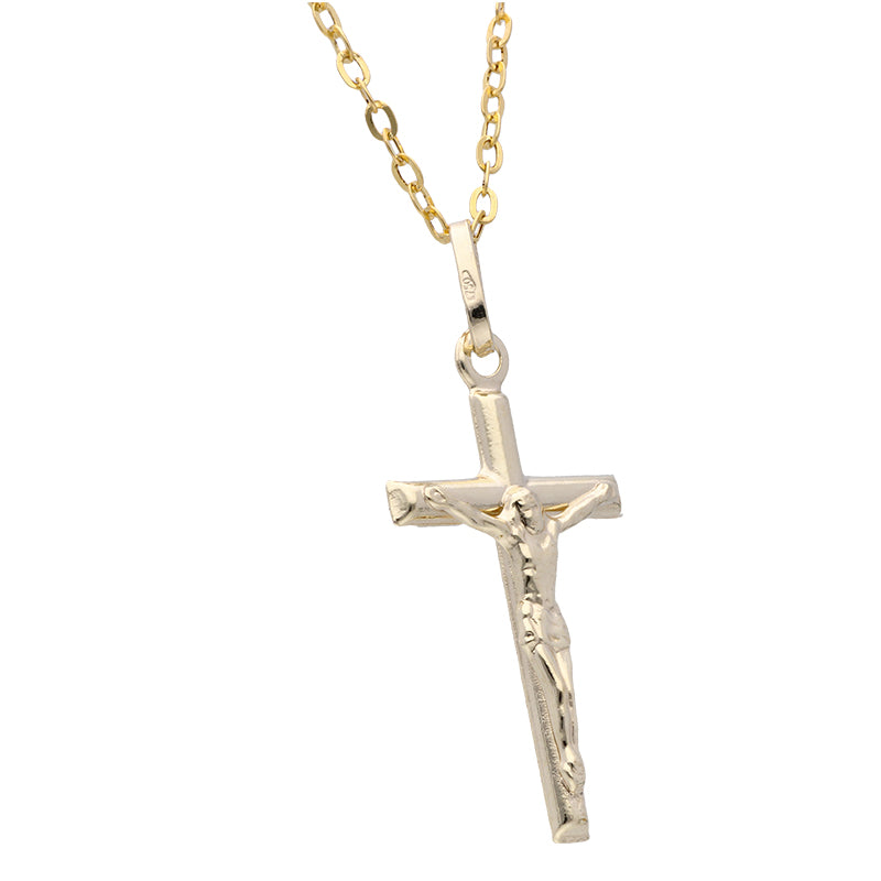 Gold Necklace (Chain with Cross Pendant) 18KT - FKJNKL18KU1063