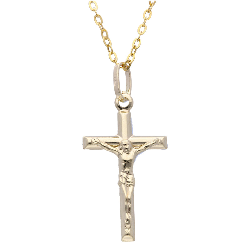 Gold Necklace (Chain with Cross Pendant) 18KT - FKJNKL18KU1063