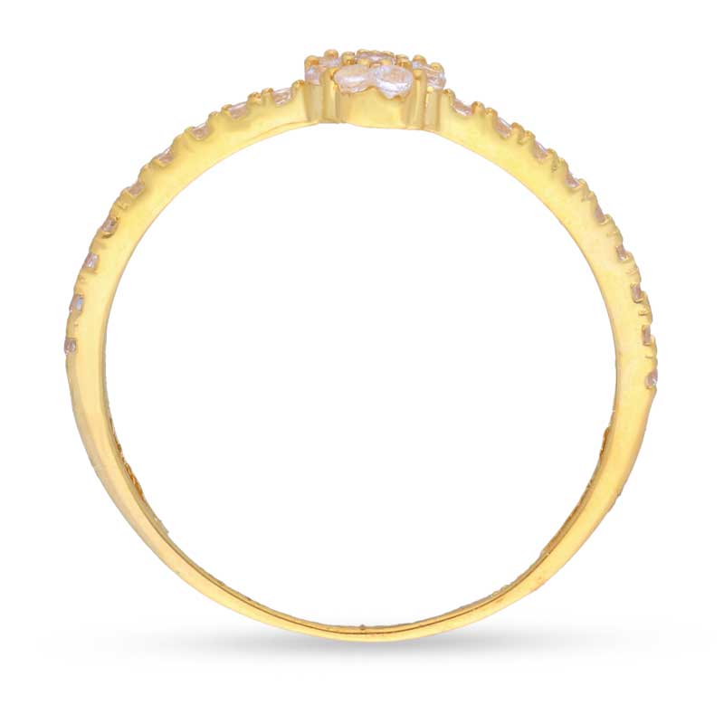 Gold Solitaire Ring 18KT - FKJRN18KU2005