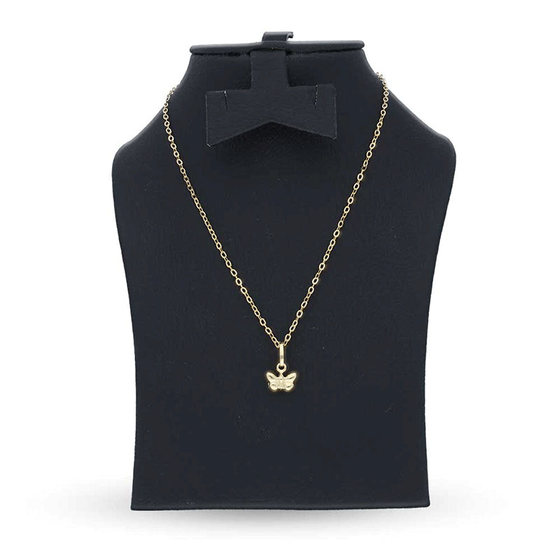 Gold Necklace (Chain with Butterfly Pendant) 18KT - FKJNKL18KU1130