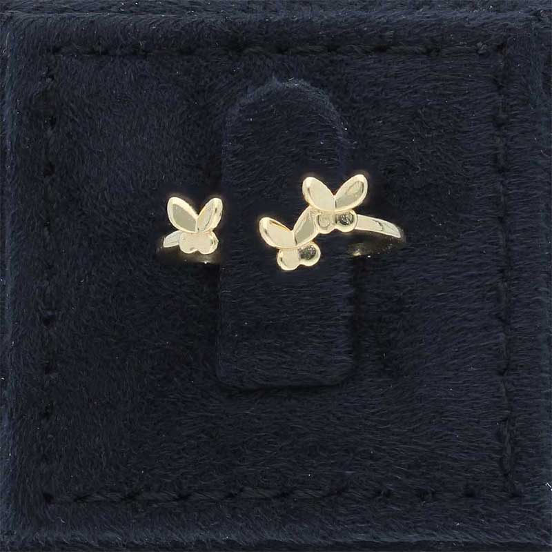 Gold Butterfly Ring 18KT - FKJRN18KU2102