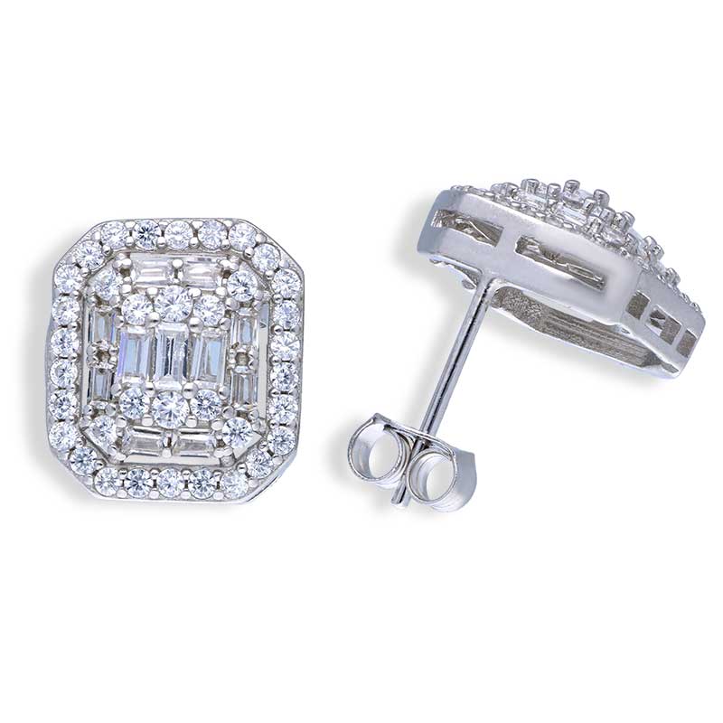 Sterling Silver 925 Stud Earrings - FKJERNSLU3140