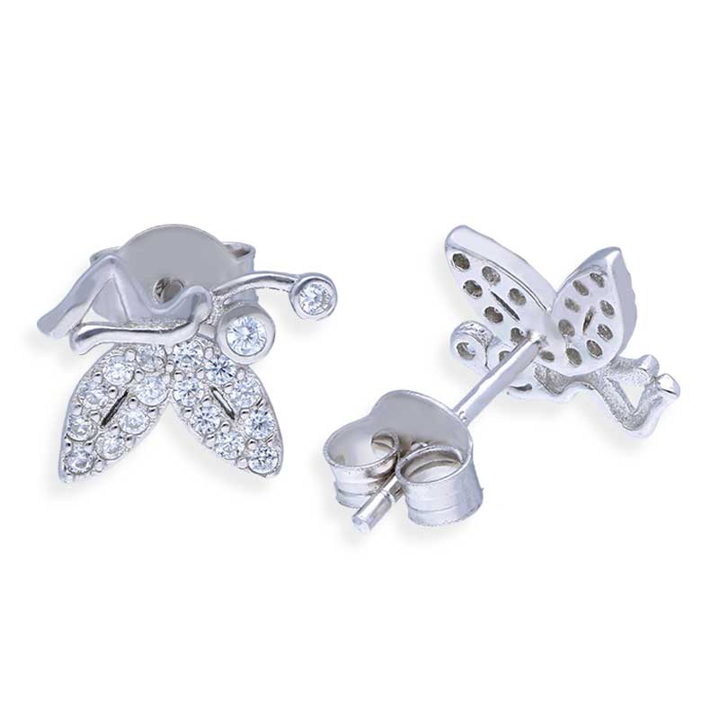 Sterling Silver 925 Stud Earrings - FKJERNSLU3151
