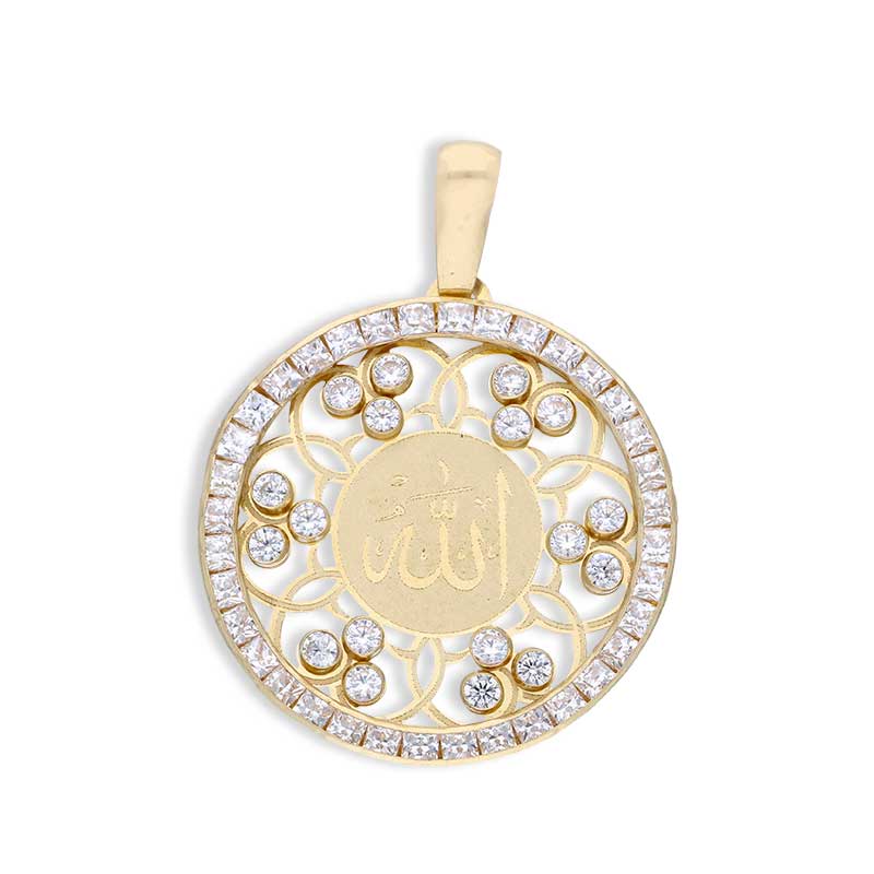 Gold Allah Pendant 18KT - FKJPND18KU1151